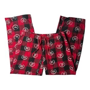 Victoria’s Secret PINK 86 Black/Red Plaid Pajama Pants